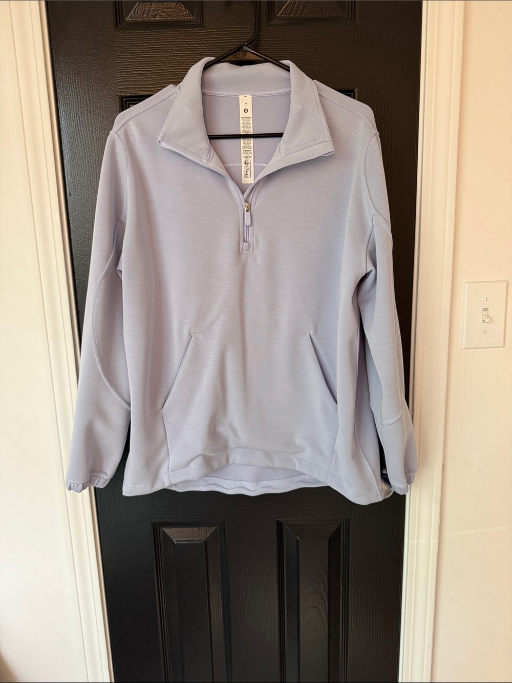 lululemon athletica Lavender Quarter-Zip Pullover
